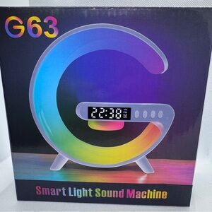 Smart Light/Sound machine/wireless charger/bluetooth/alarm clock NEW